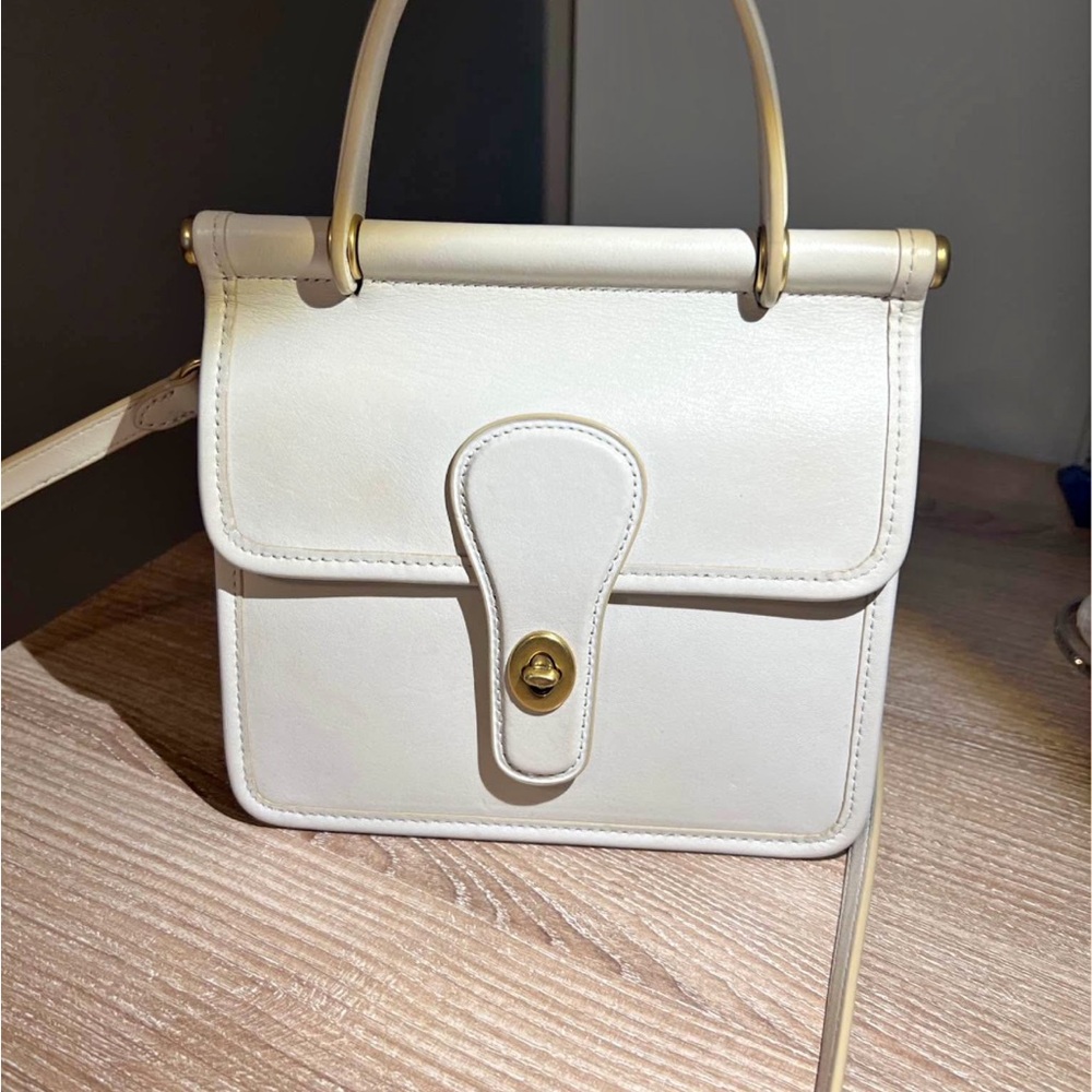 Coach Leather Top Bag